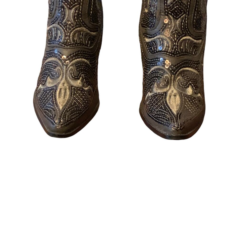 Helens Heart Sequin Western Boots size 8 - Picture 10 of 14